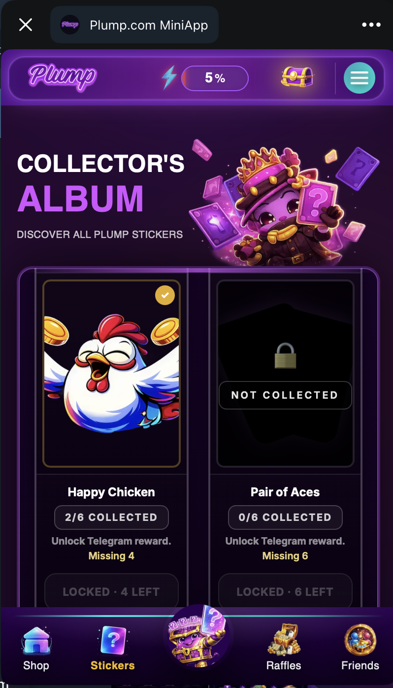 Sticker album & collections